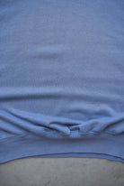 Nike Baby-Blue Embroidered Spellout Crewneck — 1980s (L/XL) - Retrospective Store