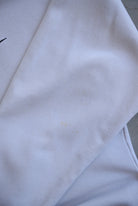 Nike Beige Embroidered Swoosh Crewneck — 1990s (L) - Retrospective Store