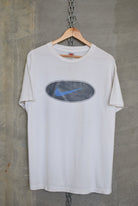 Nike Big Swoosh Graphic Tee — 1990s (M) - Retrospective Store