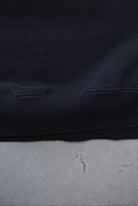 Nike Black Embroidered Spellout Crewneck — 1990s (L) - Retrospective Store
