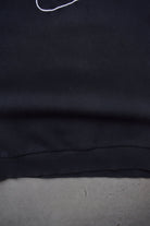 Nike Black Embroidered Spellout Crewneck — 2000s (M) - Retrospective Store