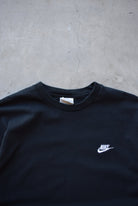 Nike Black Embroidered Spellout Tee — 2000s (L) - Retrospective Store