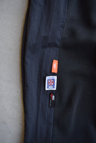 Nike Black Embroidered Swoosh Track Pants — 2000s (L) - Retrospective Store