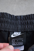 Nike Black Embroidered Swoosh Track Pants — 2000s (L) - Retrospective Store