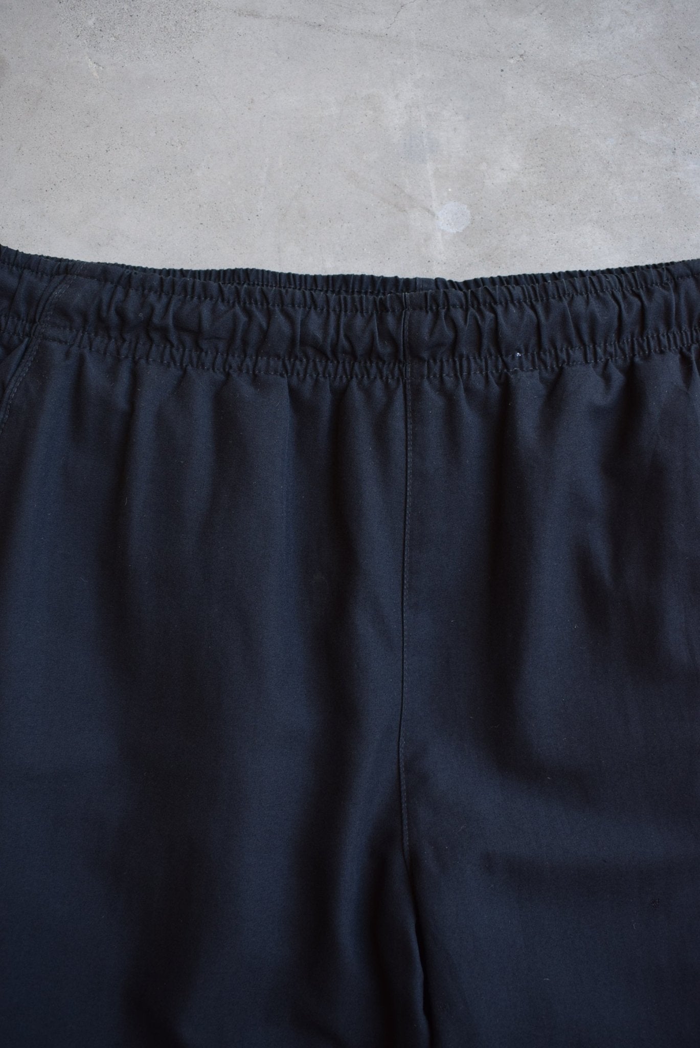 Nike Black Embroidered Swoosh Track Pants — 2000s (M) - Retrospective Store
