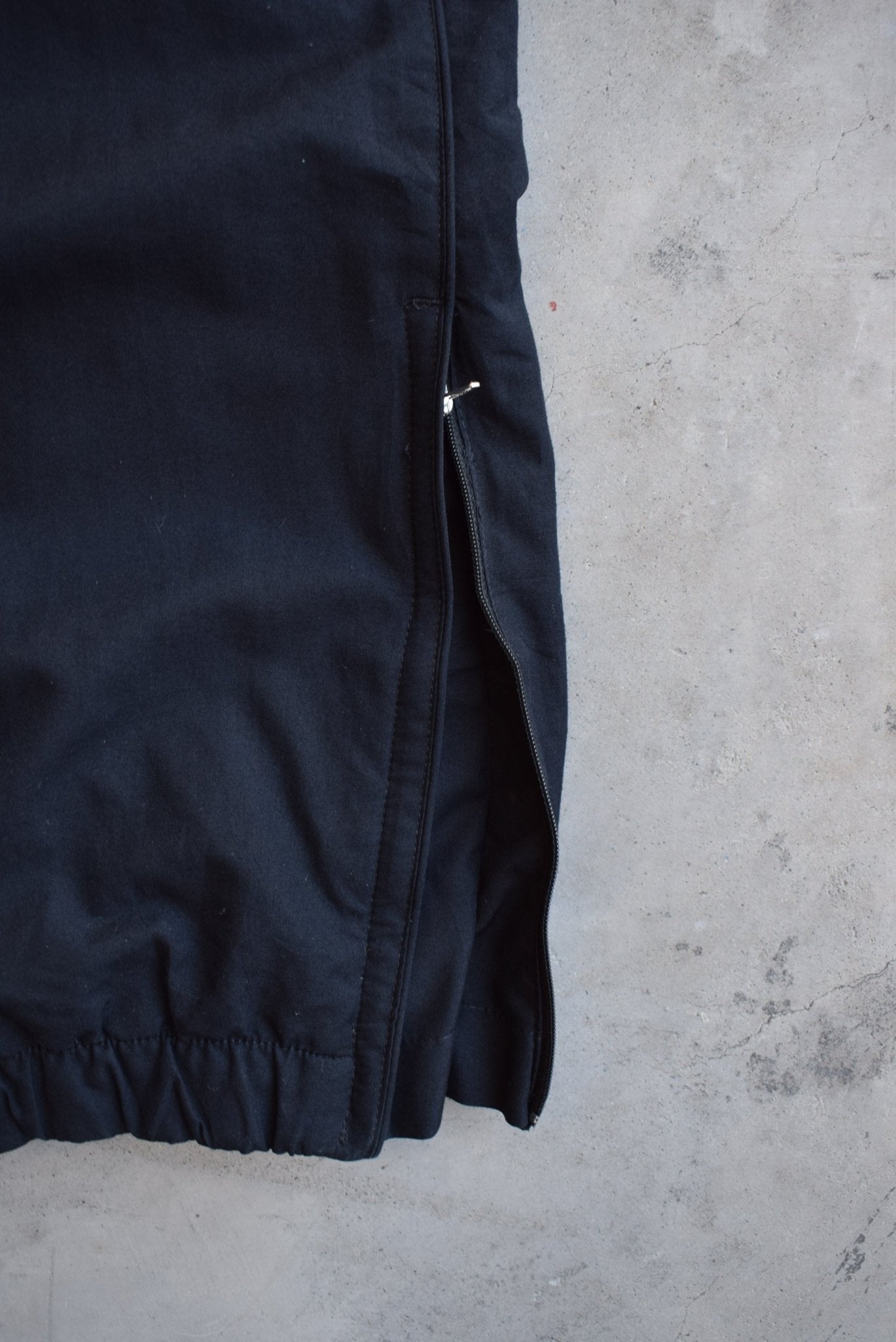 Nike Black Embroidered Swoosh Track Pants — 2000s (M) - Retrospective Store