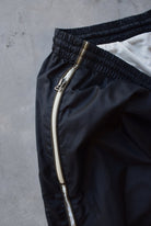 Nike Black Embroidered Swoosh Track Pants — 2000s (XXL) - Retrospective Store