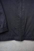 Nike Black & Grey Embroidered Swoosh Jacket — 2000s (S) - Retrospective Store