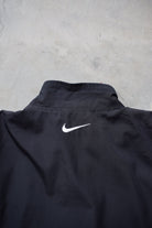 Nike Black & Grey Embroidered Swoosh Jacket — 2000s (S) - Retrospective Store