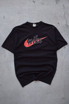 Nike Black Spellout Tee — 1990s (M) - Retrospective Store