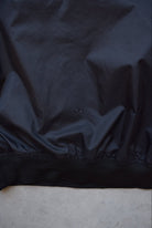 Nike Black & White Embroidered Swoosh Pullover Jacket — 1990s (XXL) - Retrospective Store