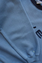 Nike Blue Embroidered Spellout Crewneck — 1990s (XS/S) - Retrospective Store