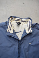 Nike Blue Embroidered Spellout Jacket — 1990s (XL) - Retrospective Store