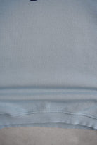Nike Blue Embroidered Swoosh Crewneck — 1990s (L) - Retrospective Store