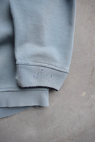 Nike Blue Embroidered Swoosh Crewneck — 1990s (L) - Retrospective Store
