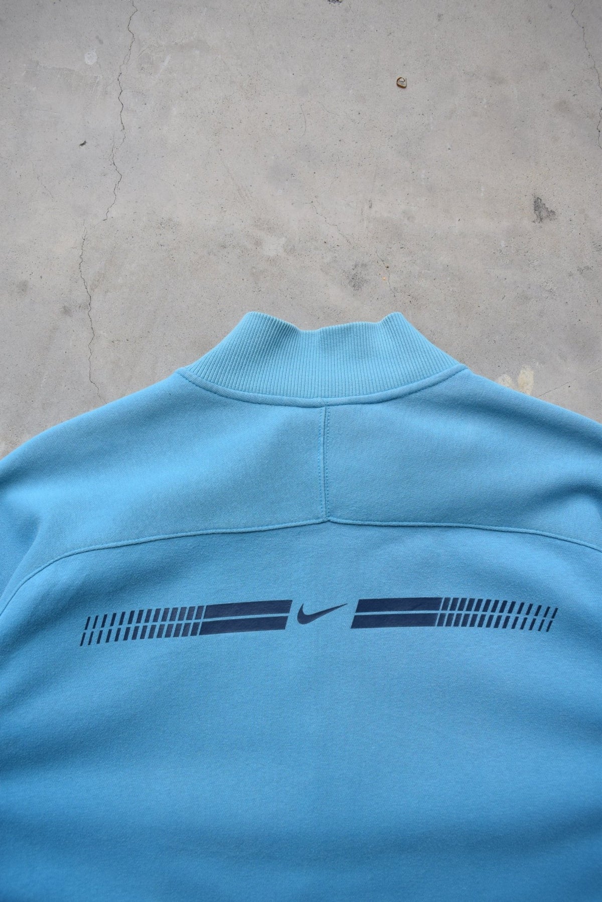 Nike Blue Graphic Swoosh Jacket — 2000s (XL) - Retrospective Store