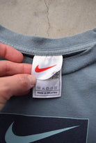 Nike Blue Swoosh Tee — 1990s (L) - Retrospective Store