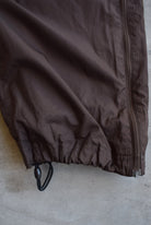 Nike Brown Embroidered Swoosh Track Pants — 2000s (Women's M) - Retrospective Store