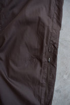 Nike Brown Embroidered Swoosh Track Pants — 2000s (Women's M) - Retrospective Store