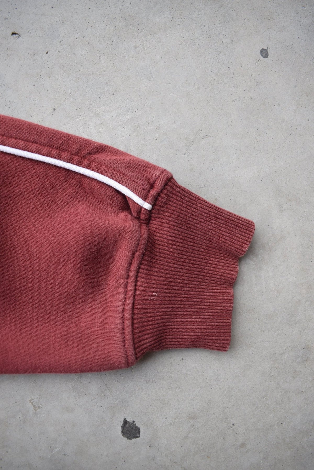 Nike Burgundy Embroidered Swoosh Crewneck — 2000s (M) - Retrospective Store