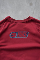 Nike Burgundy Spellout Crewneck — 2000s (S) - Retrospective Store