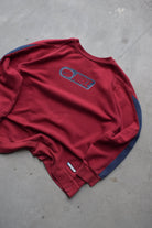 Nike Burgundy Spellout Crewneck — 2000s (S) - Retrospective Store