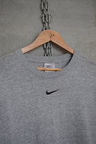 Nike Centre Swoosh Embroidered Long Sleeve Tee — 1990s (L/XL) - Retrospective Store