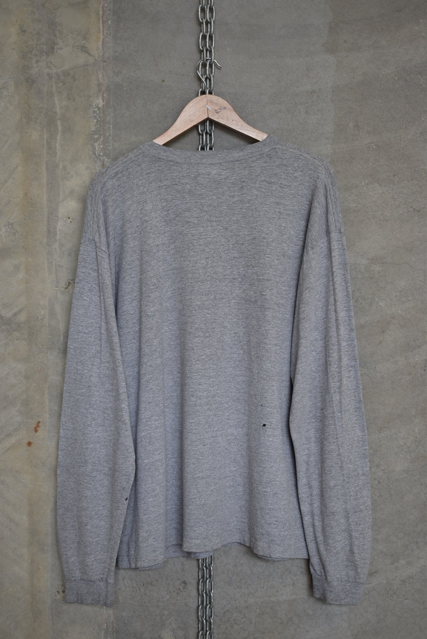 Nike Centre Swoosh Embroidered Long Sleeve Tee — 1990s (L/XL) - Retrospective Store