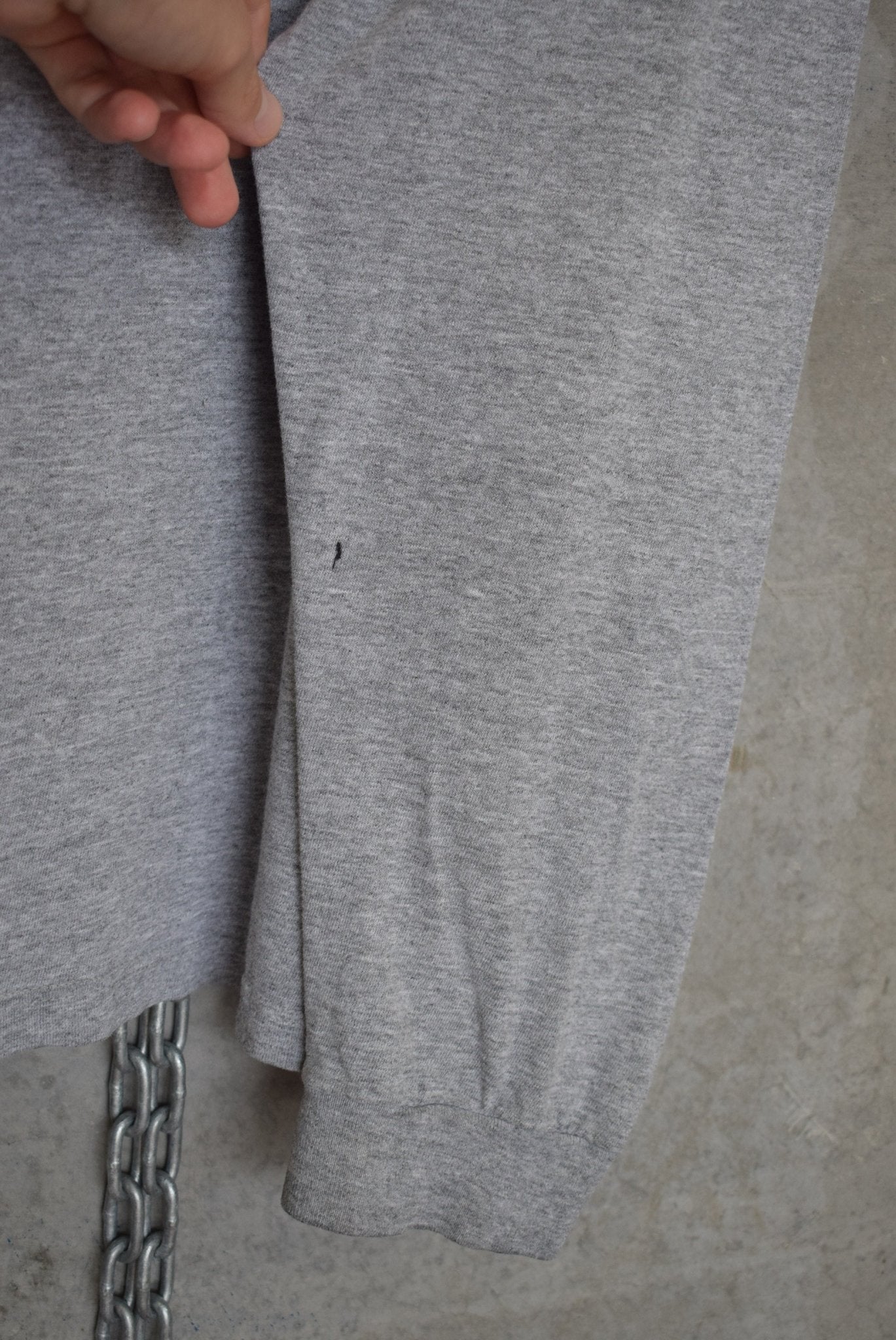 Nike Centre Swoosh Embroidered Long Sleeve Tee — 1990s (L/XL) - Retrospective Store