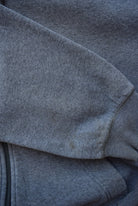 Nike Charcoal Embroidered Swoosh Full-Zip Hoodie — 2000s (XL) - Retrospective Store