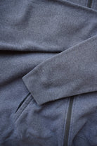 Nike Charcoal Embroidered Swoosh Full-Zip Hoodie — 2000s (XL) - Retrospective Store