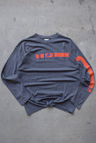 Nike Charcoal Long Sleeve Spellout Tee — 2000s (L) - Retrospective Store
