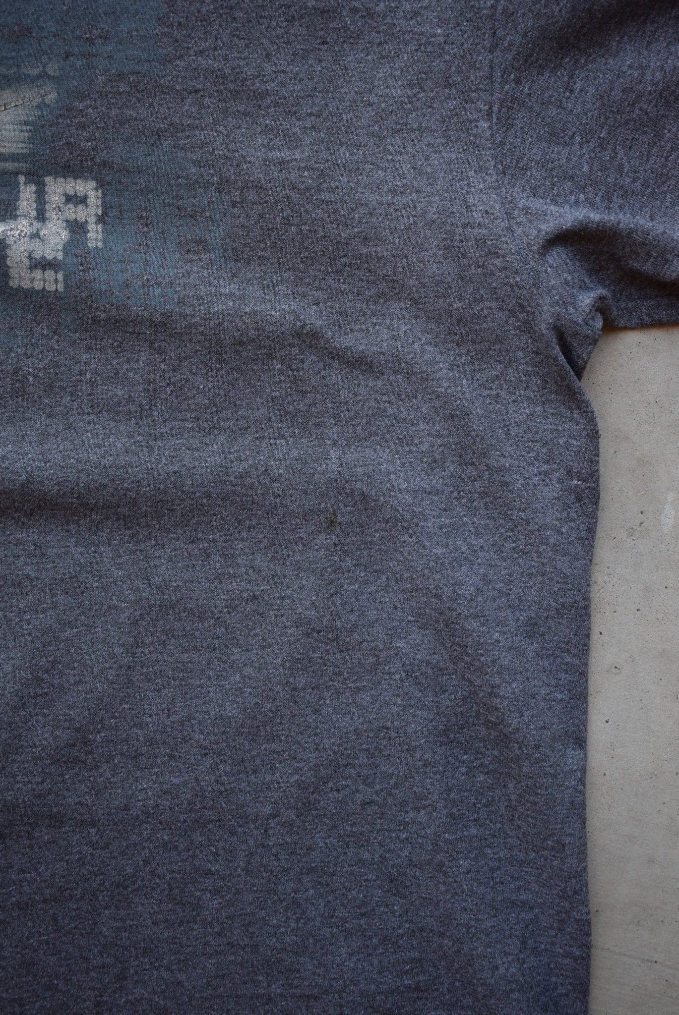 Nike Charcoal Swoosh Tee — 2000s (M) - Retrospective Store