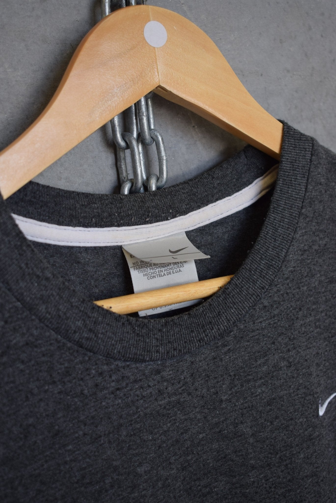 Nike Classic Logo Embroidered Tee — 2000s (L) - Retrospective Store