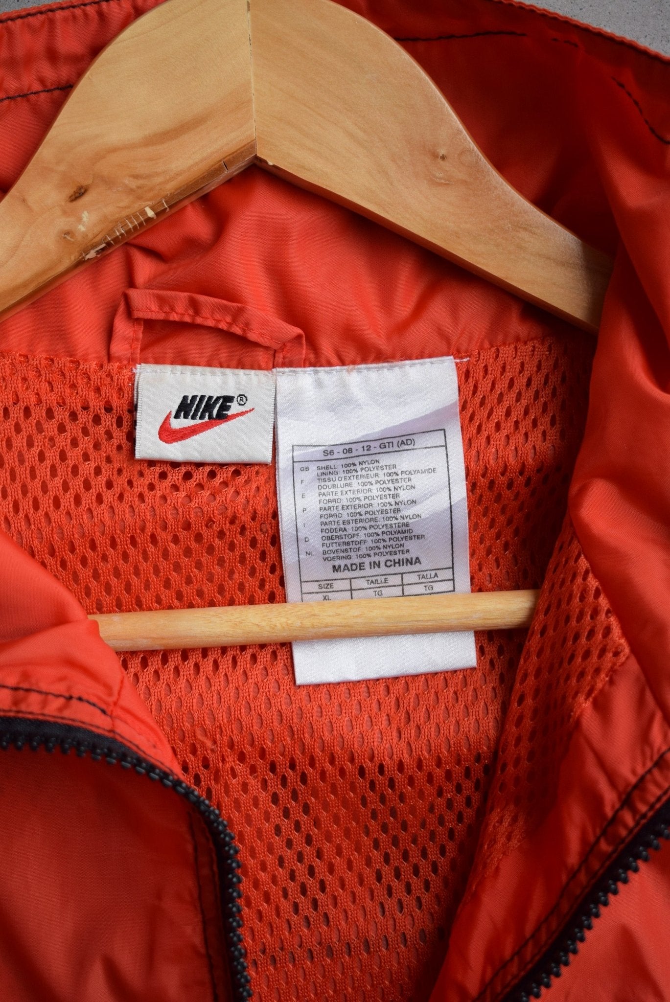 Nike Classic Logo Embroidered Windbreaker Jacket — 1990s (L/XL) - Retrospective Store