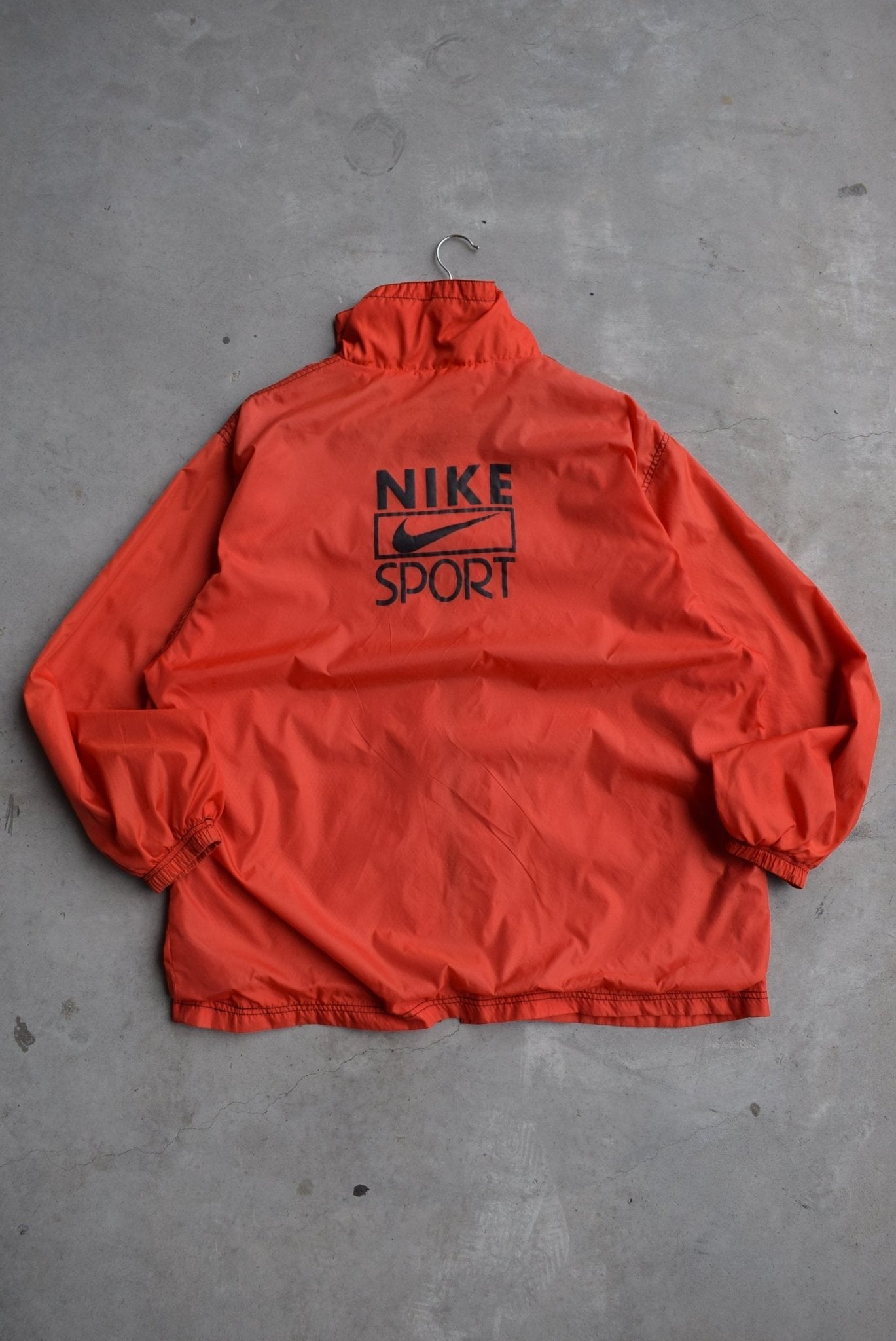 Nike Classic Logo Embroidered Windbreaker Jacket — 1990s (L/XL) - Retrospective Store