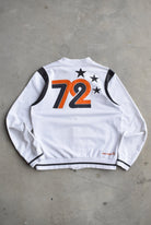 Nike Cortez White Embroidered Jacket — 2000s (M) - Retrospective Store