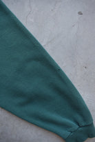 Nike Forrest-Green Embroidered Swoosh Crewneck — 1990s (L) - Retrospective Store
