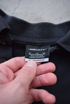 Nike Golf Black Embroidered Swoosh Polo — 2000s (XL) - Retrospective Store