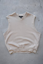 Nike Golf Tan Embroidered Swoosh Vest — 2000s (L) - Retrospective Store