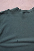 Nike Green Embroidered Swoosh Crewneck — 1990s (XXL) - Retrospective Store