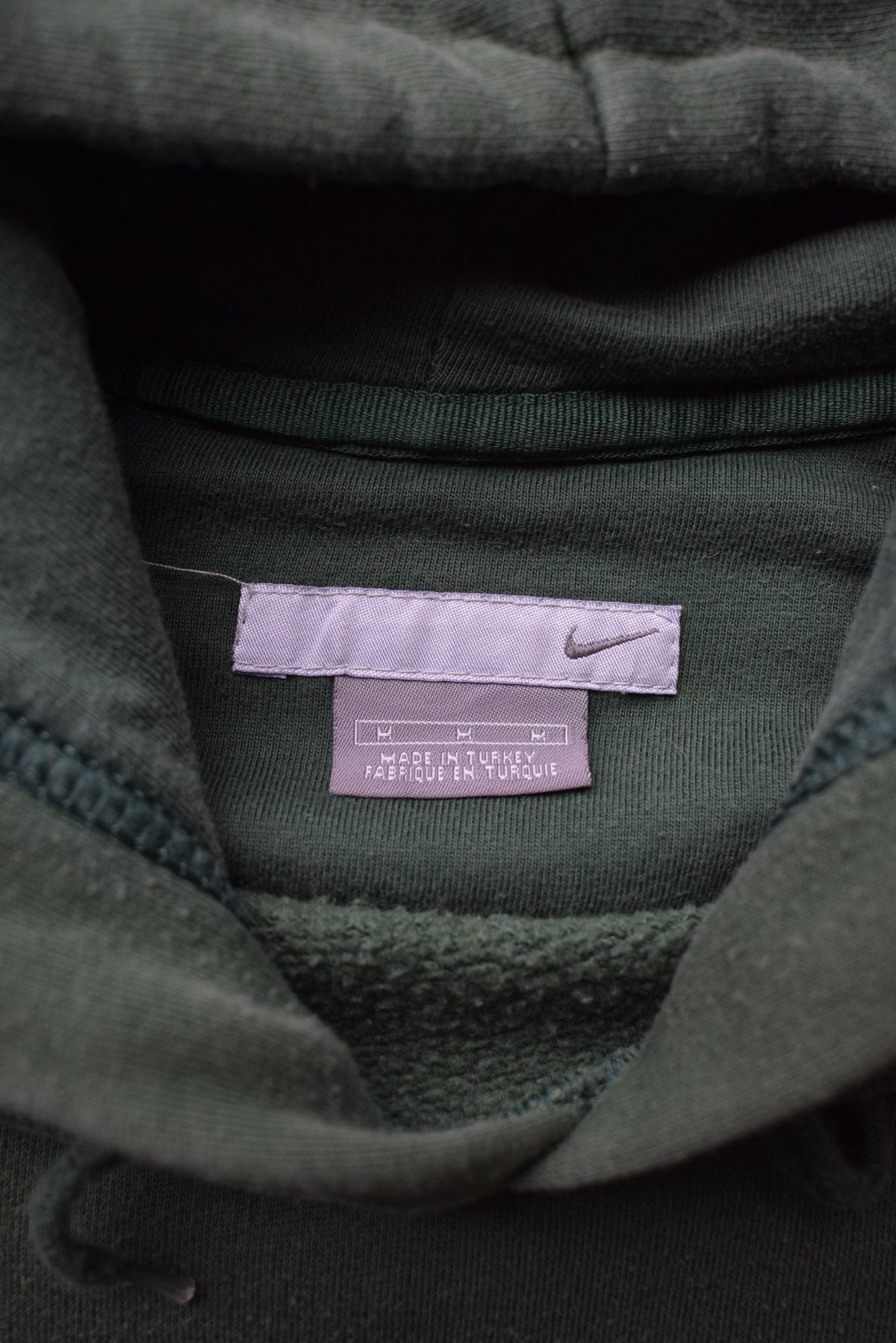 Nike Green Embroidered Swoosh Hoodie — 2000s (L) - Retrospective Store