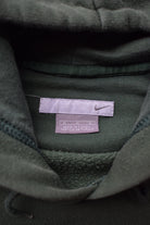 Nike Green Embroidered Swoosh Hoodie — 2000s (L) - Retrospective Store