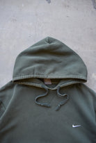 Nike Green Embroidered Swoosh Hoodie — 2000s (L) - Retrospective Store