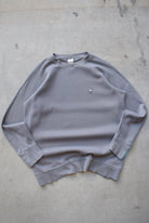 Nike Grey Classic Swoosh Sweater — 2000s (L) - Retrospective Store