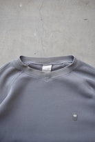 Nike Grey Classic Swoosh Sweater — 2000s (L) - Retrospective Store