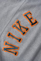 Nike Grey Embroidered Spellout Crewneck — 1990s (L) - Retrospective Store