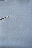 Nike Grey Embroidered Swoosh Crewneck — 1990s (S) - Retrospective Store