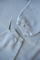 Nike Grey Embroidered Swoosh Crewneck — 1990s (S) - Retrospective Store