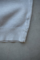 Nike Grey Embroidered Swoosh Crewneck — 1990s (S) - Retrospective Store
